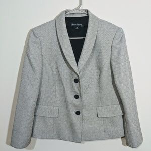 🚩Evan Picone Grey Blazer Size 14P